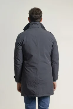 PuroEGO Sobretudos-Gabardina impermeável Azul