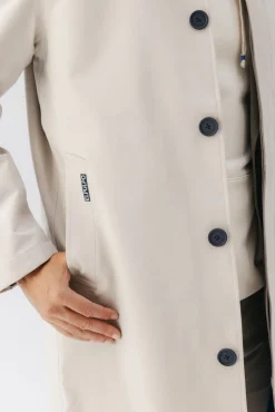 elPulpo Sobretudos|Ultralights-Gabardina ultraleve Vostok Ecru
