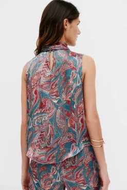 Hoss Intropia T-Shirts|Blusas-Gadea. Top halter estampado Multicolorido