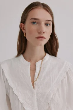 Hoss Intropia Blusas-Gael. Blusa bordada Ecru