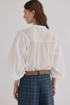 Hoss Intropia Blusas-Gael. Blusa bordada Ecru