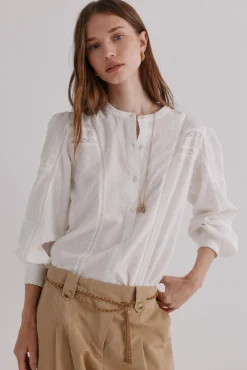 Hoss Intropia Blusas-Geneviève. Blusa romântica Ecru