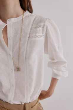 Hoss Intropia Blusas-Geneviève. Blusa romântica Ecru