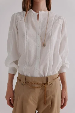 Hoss Intropia Blusas-Geneviève. Blusa romântica Ecru