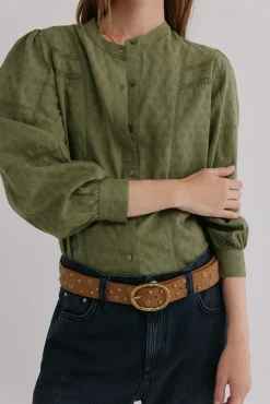 Hoss Intropia Blusas-Geneviève. Blusa romântica Khaki