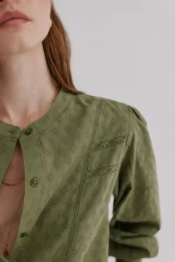 Hoss Intropia Blusas-Geneviève. Blusa romântica Khaki