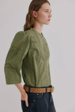 Hoss Intropia Blusas-Geneviève. Blusa romântica Khaki