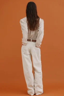 Hoss Intropia Blusas-Gina. Blusa xadrez Ecru