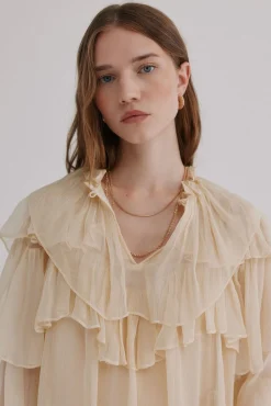 Hoss Intropia Blusas-Giulia. Blusa romântica Ecru