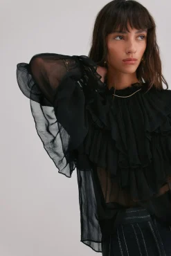 Hoss Intropia Blusas-Giulia. Blusa romântica Preto