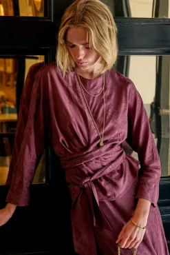 Hoss Intropia Blusas-Glory. Blusa com estampado jacquard Granada