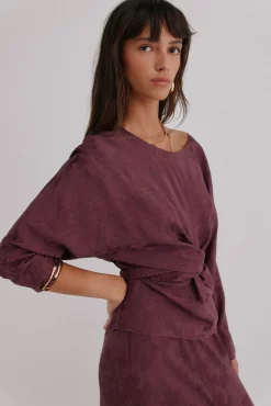 Hoss Intropia Blusas-Glory. Blusa com estampado jacquard Granada