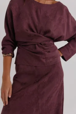 Hoss Intropia Blusas-Glory. Blusa com estampado jacquard Granada