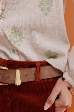 Hoss Intropia Blusas-Graça. Blusa bordada Ecru