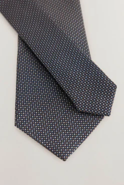 Pedro del Hierro Gravatas-Gravata seda natural Azul