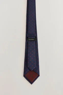 Pedro del Hierro Gravatas-Gravata seda natural Azul