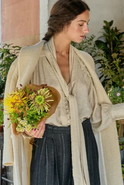 Hoss Intropia Blusas-Gretel. Blusa com laçada Beige