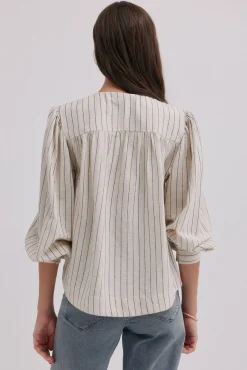 Hoss Intropia Blusas-Griselda. Blusa riscas Ecru