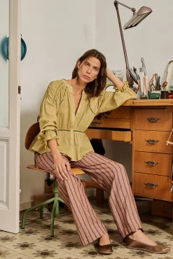 Hoss Intropia Blusas-Guiomar. Blusa boho Verde