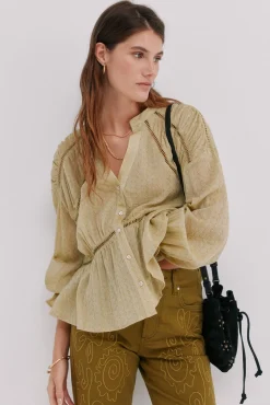 Hoss Intropia Blusas-Guiomar. Blusa boho Verde