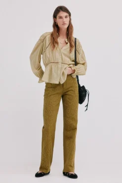 Hoss Intropia Blusas-Guiomar. Blusa boho Verde