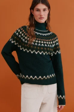 Hoss Intropia Camisolas-Ilma. Camisola grega Verde