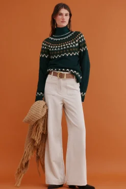 Hoss Intropia Camisolas-Ilma. Camisola grega Verde