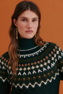 Hoss Intropia Camisolas-Ilma. Camisola grega Verde