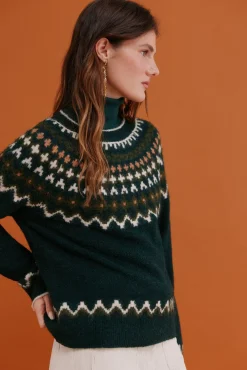 Hoss Intropia Camisolas-Ilma. Camisola grega Verde