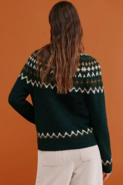 Hoss Intropia Camisolas-Ilma. Camisola grega Verde