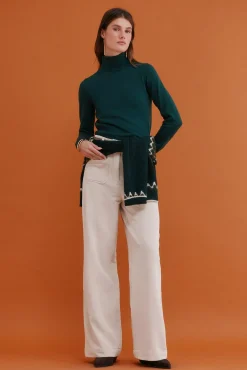 Hoss Intropia Camisolas-Ilse. Camisola de gola alta Verde