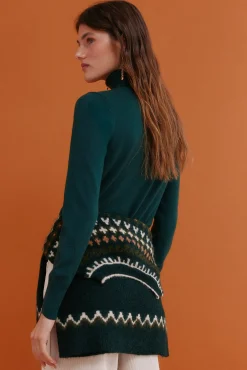 Hoss Intropia Camisolas-Ilse. Camisola de gola alta Verde