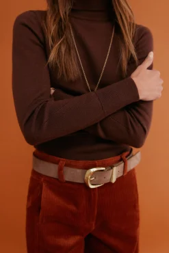 Hoss Intropia Camisolas-Ilse. Camisola de gola alta Castanho