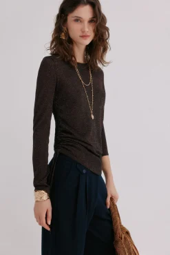 Hoss Intropia Camisolas-Imani. Camisola com franzidos Multicolorido