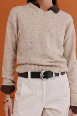 Hoss Intropia Camisolas-Imelda. Camisola mesclado Beige