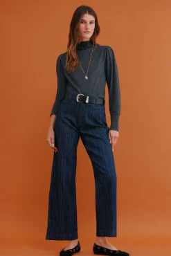 Hoss Intropia Camisolas-Ingrid. Camisola de manga comprida Cinzento