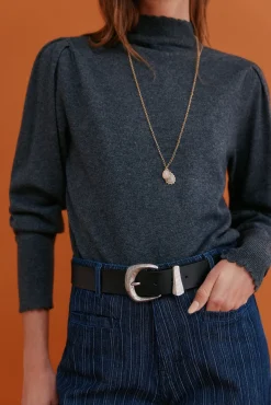 Hoss Intropia Camisolas-Ingrid. Camisola de manga comprida Cinzento