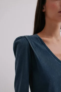 Hoss Intropia T-Shirts-Inés. Cardigã calado Azul