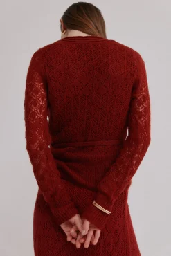 Hoss Intropia Camisolas-Iria. Casaco vazada Vermelho