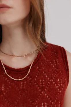 Hoss Intropia T-Shirts-Irma. Top vazado Vermelho