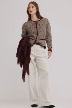 Hoss Intropia Camisolas-Isela. Casaco de malha jacquard Multicolorido