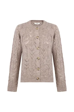 Hoss Intropia Camisolas-Ivette. Casaco de malha vazado Castanho