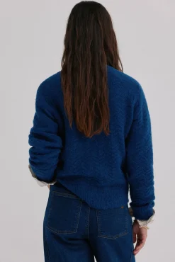 Hoss Intropia Camisolas-Ivonne. Camisola texturizado Azul