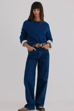 Hoss Intropia Camisolas-Ivonne. Camisola texturizado Azul