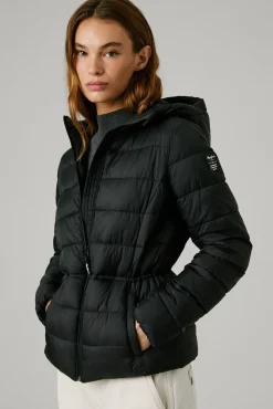 Pepe Jeans Sobretudos|Casacos-Jaqueta acolchoada com capuz preto