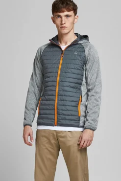 Jack & Jones Casacos-Jaqueta acolchoada leve cinzento