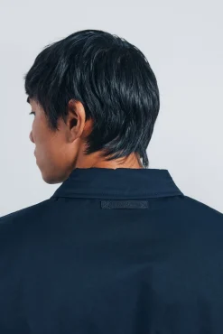 Springfield Casacos-Jaqueta aviador acolchoada azul