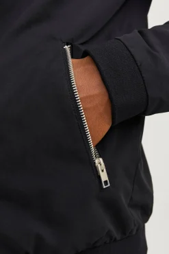 Jack & Jones Casacos-Jaqueta bomber com gola preto
