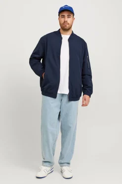 Jack & Jones PLUS Casacos-Jaqueta Bomber PLUS azul