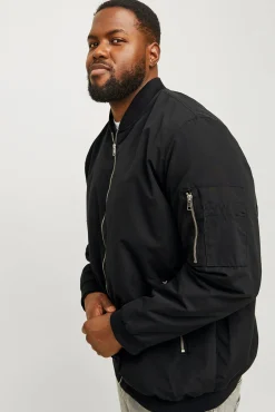 Jack & Jones PLUS Casacos-Jaqueta Bomber PLUS preto